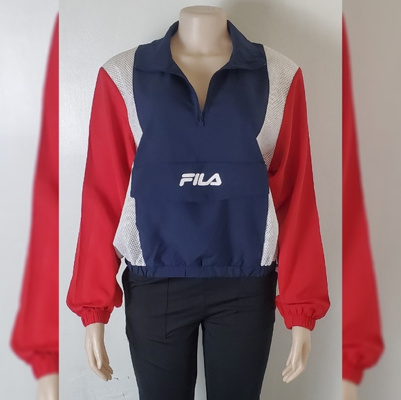 NWT FILA WINDBREAKER JACKER WOMEN'S MULTICOLOR - Picture 5 of 8